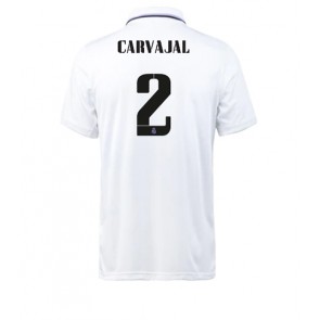 Real Madrid Daniel Carvajal #2 Hjemmedrakt 2022-23 Kortermet